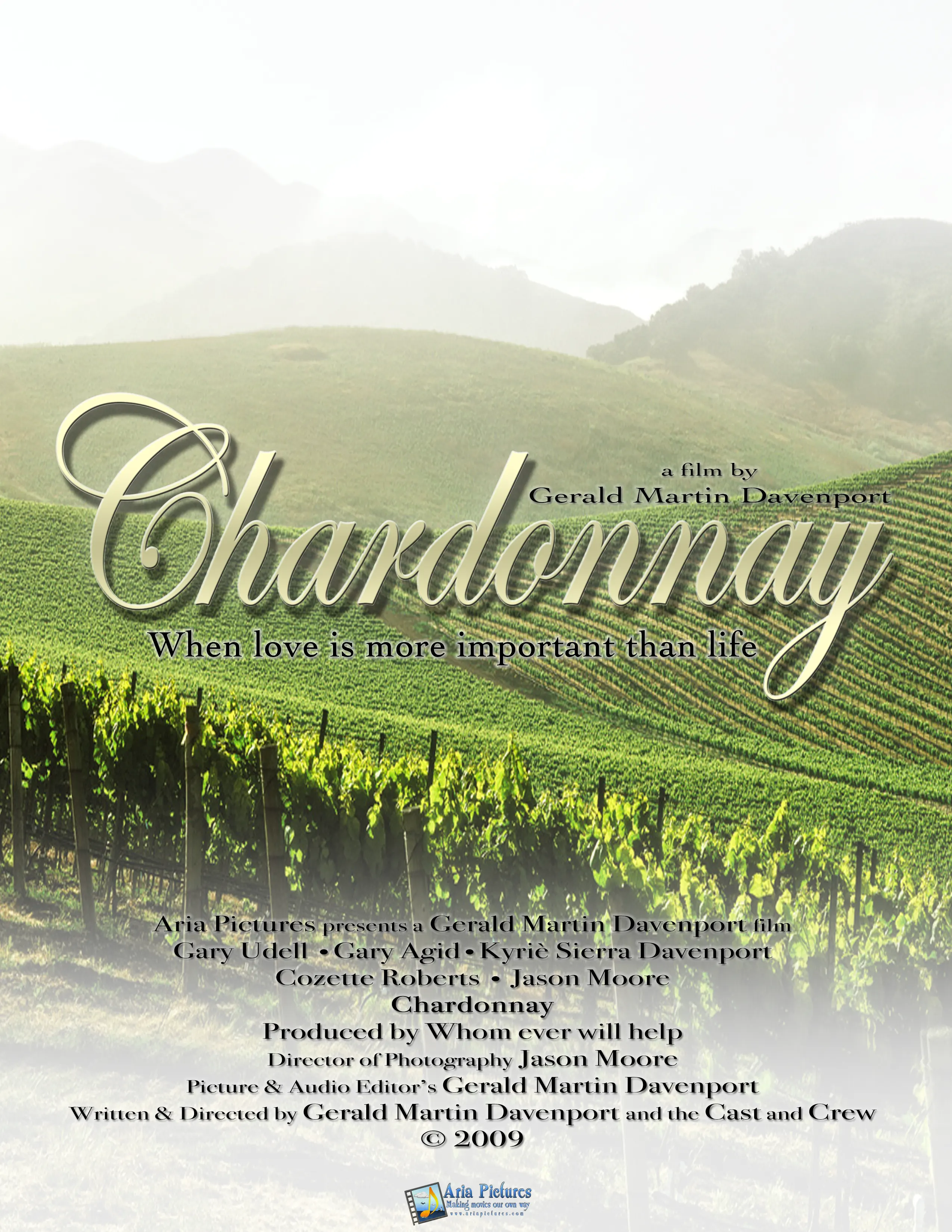 Petite Chardonnay (2012) Original Official Release Poster.